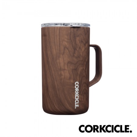 美國CORKCICLE Origins系列三層真空咖啡杯650ml-胡桃木