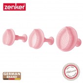 德國Zenker 葉片造型手壓式餅乾模三件組 ZE-5245781
