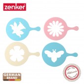 德國Zenker 大自然造型蛋糕裝飾模具四件組 ZE-5246381