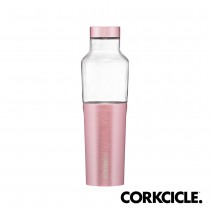美國CORKCICLE Metallic系列玻璃易口瓶600ml-玫瑰金