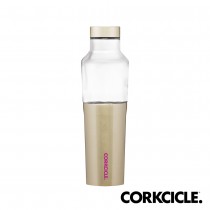 美國CORKCICLE Unicorn Magic系列玻璃易口瓶600ml-香檳金