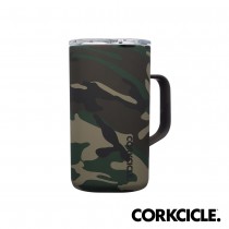 美國CORKCICLE 季節限定三層真空咖啡杯650ml-綠迷彩