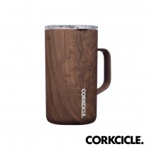 美國CORKCICLE Origins系列三層真空咖啡杯650ml-胡桃木