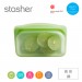 美國Stasher 白金矽膠密封袋-長形綠 ST0101004A